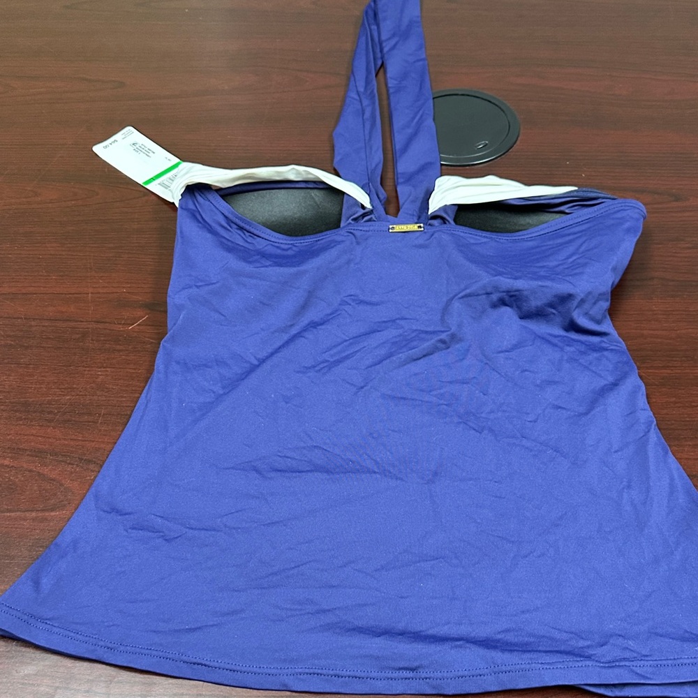 Macy's Signature Navy Blue Bikini - Picture 4 of 6